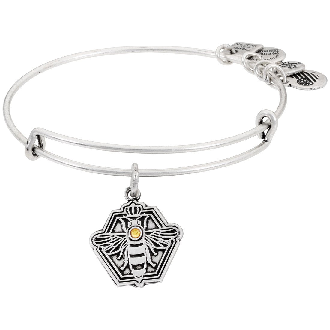 Queen Bee + Stainless Steel + Charm Bracelets