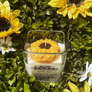 Golden Sunflower Soy Wax Candle - 2.5oz