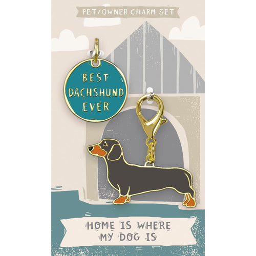 Best Dachshund Ever Charm Set