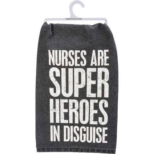 Nurses Super Heroes In Disguise - Dish Towel