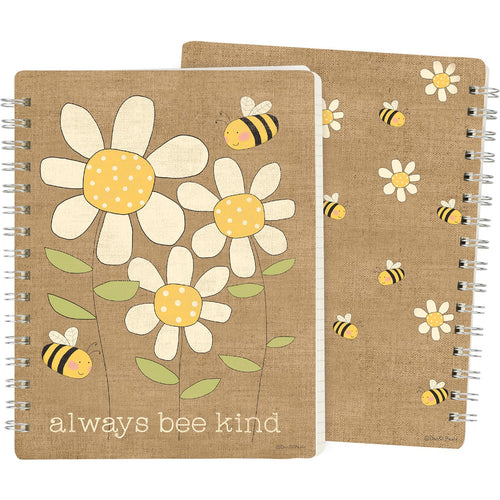 Journal - Always Bee Kind Spiral Notebook