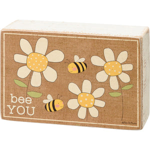 Bee You Box Sign And Sock Set