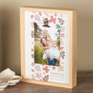 Friends Are Flowers Inset Box Frame