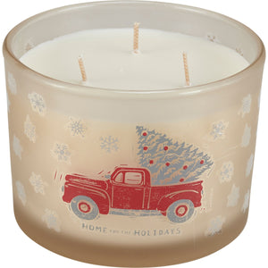 Home For The Holidays Jar Candle - Peppermint