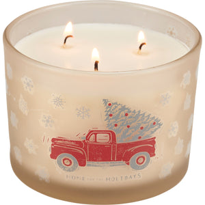 Home For The Holidays Jar Candle - Peppermint