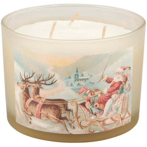 Santa Sleigh Jar Candle - Peppermint