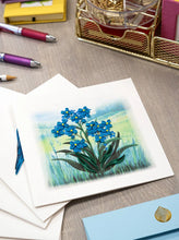 Load image into Gallery viewer, Quilled Forget-me-not Greeting Card
