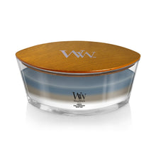 Load image into Gallery viewer, Unchartered Waters Trilogy Ellipse WoodWick Candle
