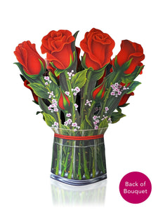 Red Roses - Pop Up Flower Bouquet