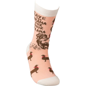 Socks - Save The Drama For Your Llama