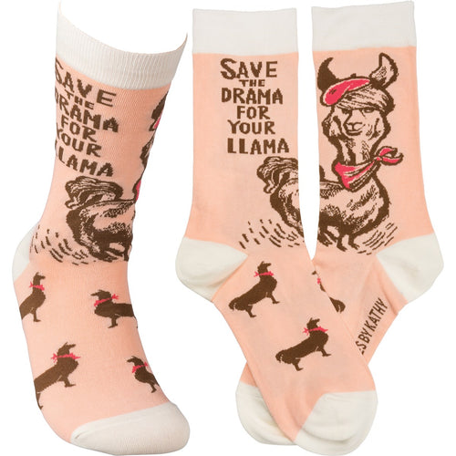 Socks - Save The Drama For Your Llama