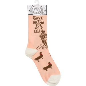 Socks - Save The Drama For Your Llama