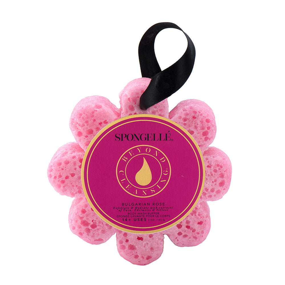 Bulgarian Rose Wildflower Bath Sponge - 14+ Washes