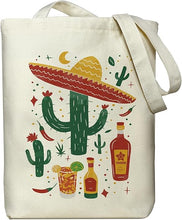 Load image into Gallery viewer, Arizona Themed Canvas Tote Bag
