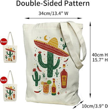 Load image into Gallery viewer, Arizona Themed Canvas Tote Bag
