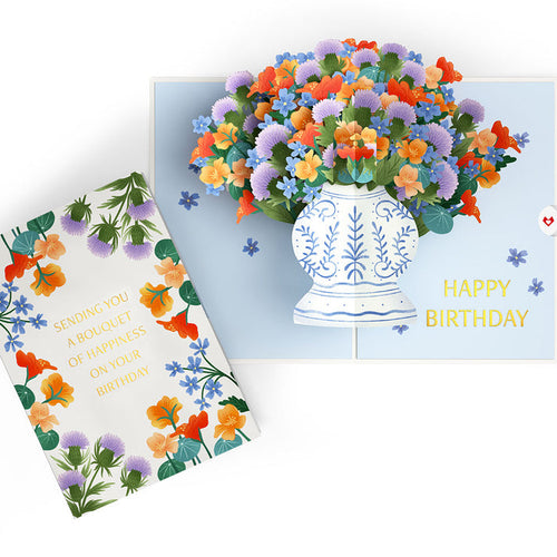 Birthday Bouquet of Happiness Lovepop Card