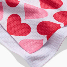 Load image into Gallery viewer, Blushing Hearts Kitchen Tea Towel by Geometry
