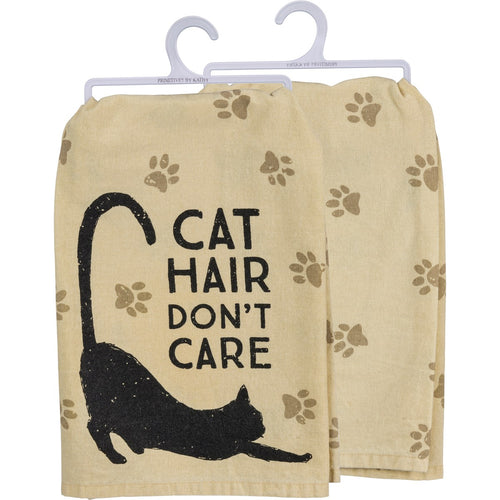 Cat Hair Don't Care - Dish Towel