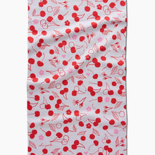 Load image into Gallery viewer, Cute Cherry Kitchen Tea Towel by Geometry
