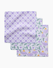 Load image into Gallery viewer, Button Vines and Daisies Dishcloth Set of 3 by Geometry
