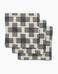 Cross Hatch Dishcloth Set of 3 by Geometry