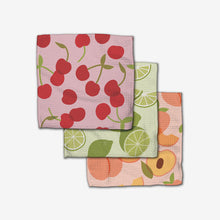 Load image into Gallery viewer, Fruit Fun Dishcloth Set of 3 by Geometry
