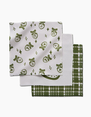 My Lucky Charm Dishcloth Set of 3 by Geometry