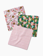 Load image into Gallery viewer, Peony Paradise Dishcloth Set of 3 by Geometry
