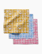 Load image into Gallery viewer, Scandi Spring Dishcloth Set of 3 by Geometry
