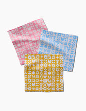 Load image into Gallery viewer, Scandi Spring Dishcloth Set of 3 by Geometry
