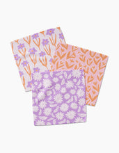 Load image into Gallery viewer, Spring Flowers Dishcloth Set of 3 by Geometry
