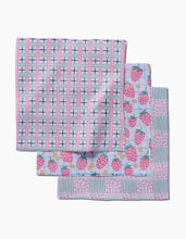 Load image into Gallery viewer, Spring Picnic Dishcloth Set of 3 by Geometry
