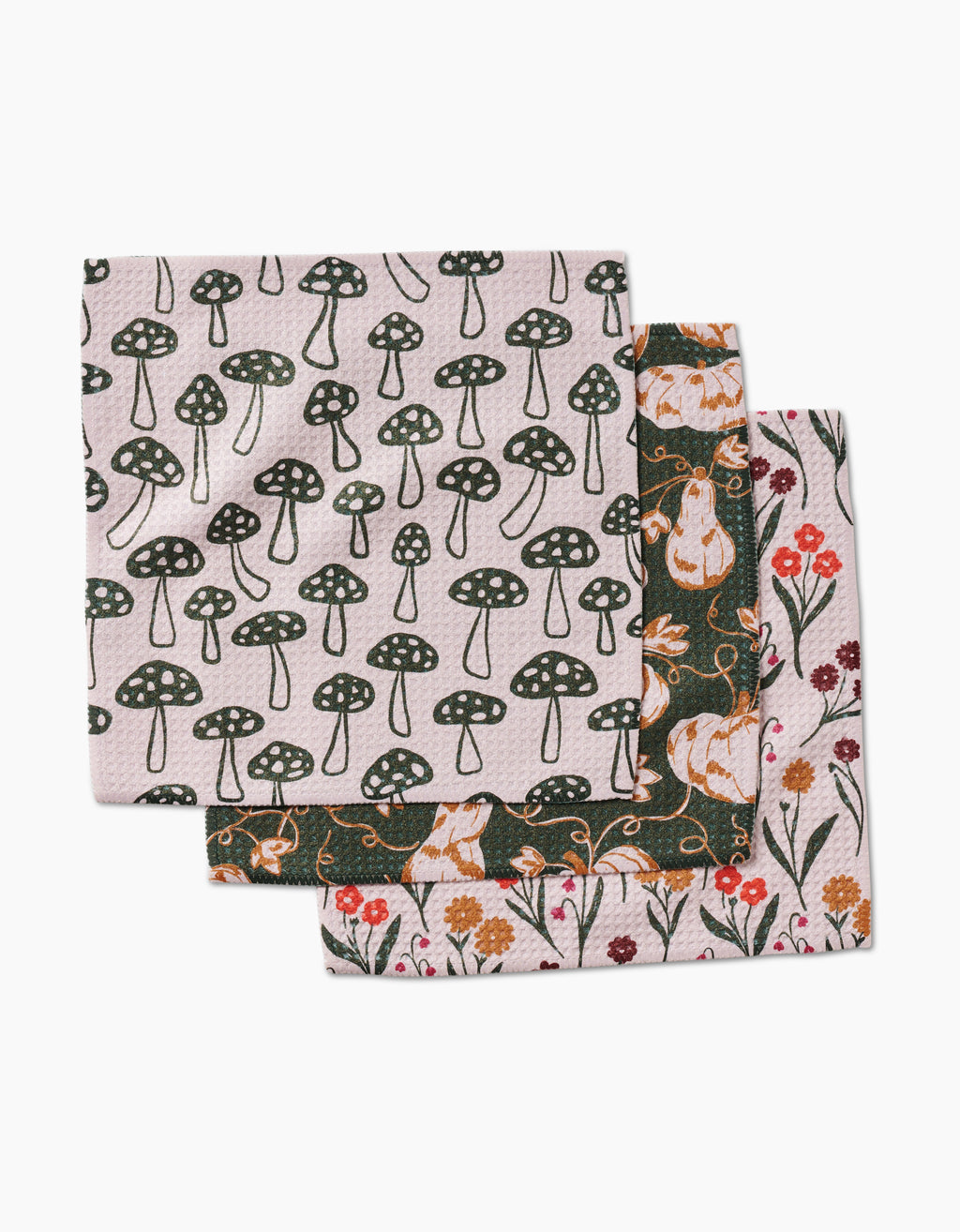 Woodland Trail Dishcloth Set of 3 by Geometry