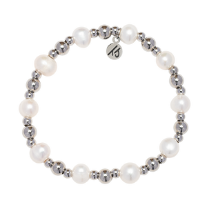 Day by Day Collection- Pearl Gemstone Bracelet