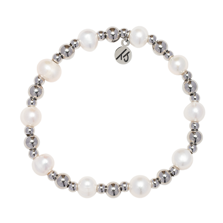 Day by Day Collection- Pearl Gemstone Bracelet