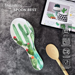 Desert Cactus Melamine Spoon Rest