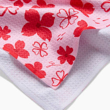 Load image into Gallery viewer, Dogwood Hearts Kitchen Tea Towel by Geometry
