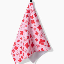 Load image into Gallery viewer, Dogwood Hearts Kitchen Tea Towel by Geometry
