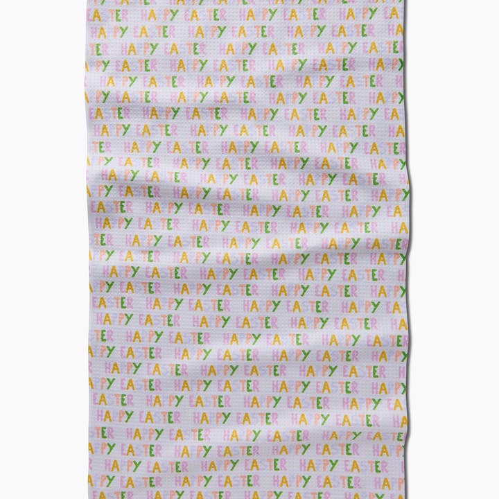 Easter Cheer Kitchen Tea Towel by Geometry