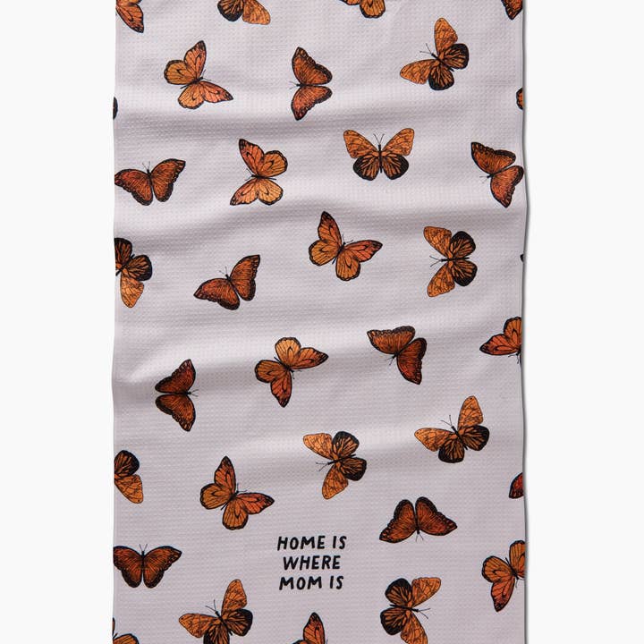 Flutter Love Kitchen Tea Towel by Geometry