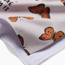 Load image into Gallery viewer, Flutter Love Kitchen Tea Towel by Geometry
