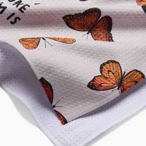 Flutter Love Kitchen Tea Towel by Geometry