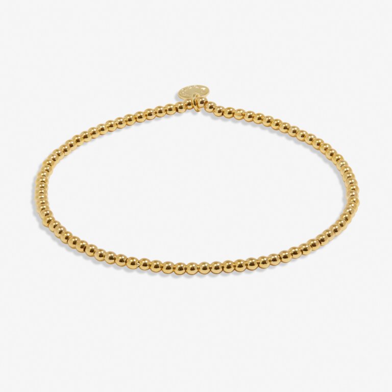 Gold Bead Stacking Bracelet - 2.5mm