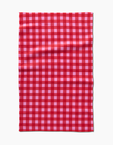 Cherry Gingham Luxe Hand Towel