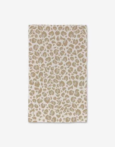 Light Leopard Luxe Hand Towel by Geometry