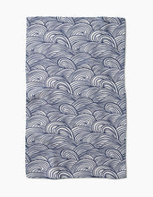 Load image into Gallery viewer, Waves in Motion Luxe Hand Towel by Geometry
