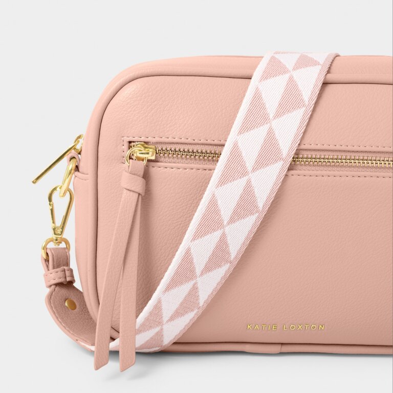 Hallie Crossbody Crossbody Bag with Blossom Pink