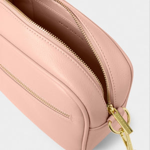 Hallie Crossbody Crossbody Bag with Blossom Pink