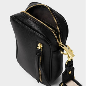 Hallie Small Crossbody Bag - Black