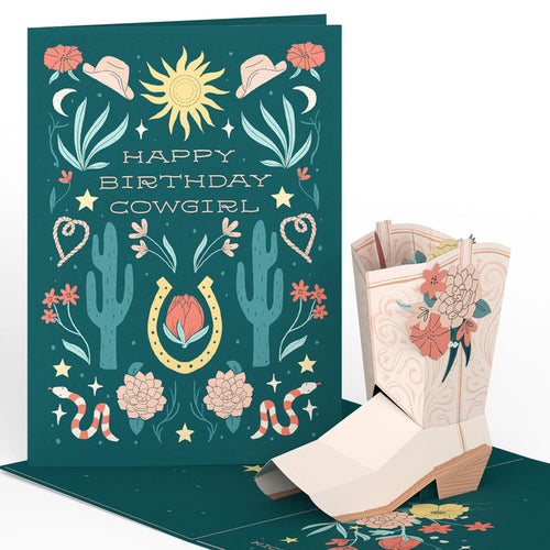 Happy Birthday Cowgirl Lovepop Card